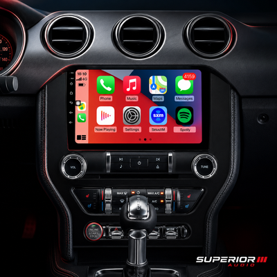 2015–2023 Ford Mustang Wireless CarPlay & Android Auto Upgrade — Plug and Play