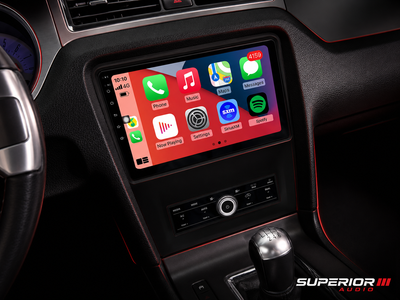 2009–2013 Ford Mustang Wireless CarPlay & Android Auto Upgrade — Plug and Play