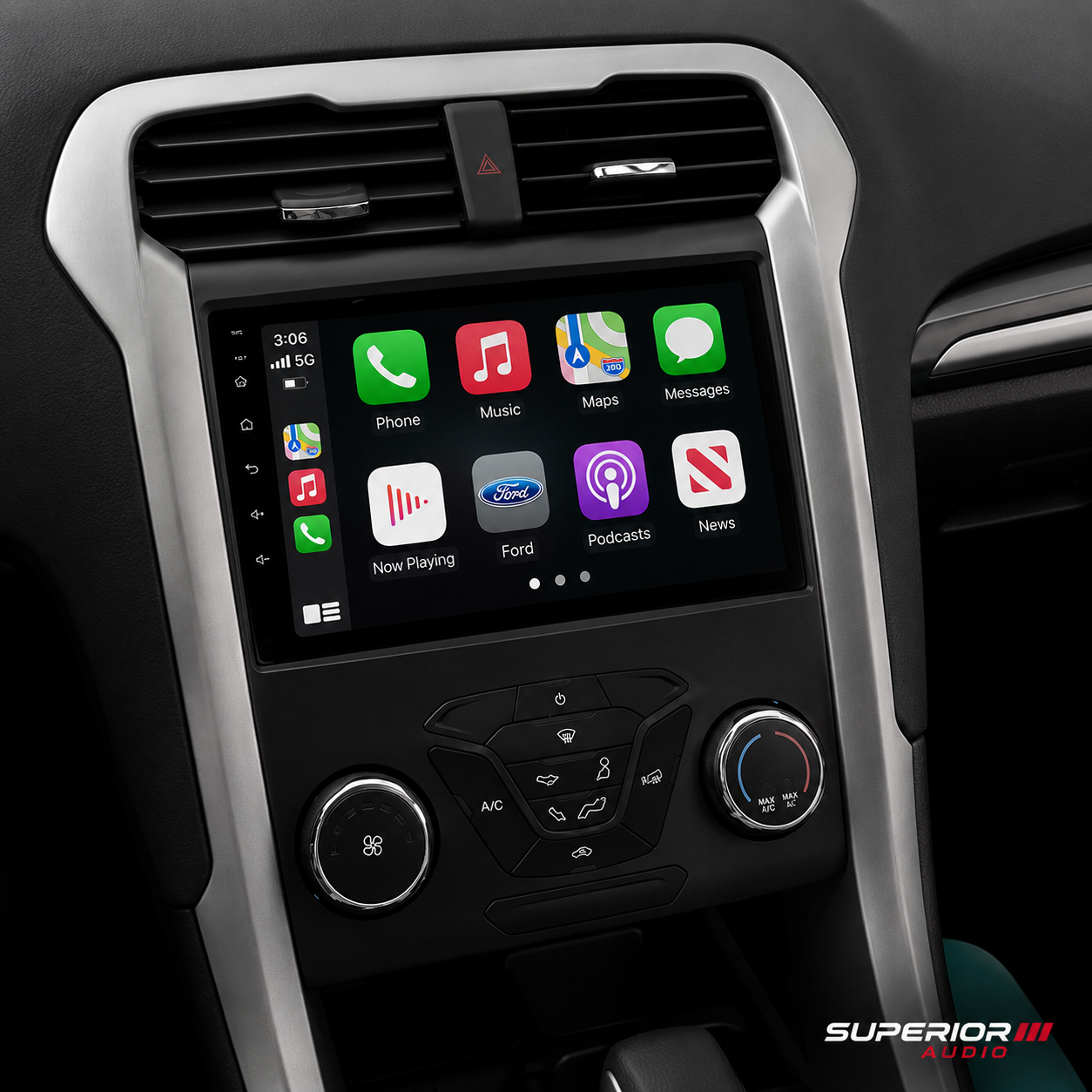 2013–2020 Ford Fusion Wireless CarPlay & Android Auto Upgrade — Plug and Play