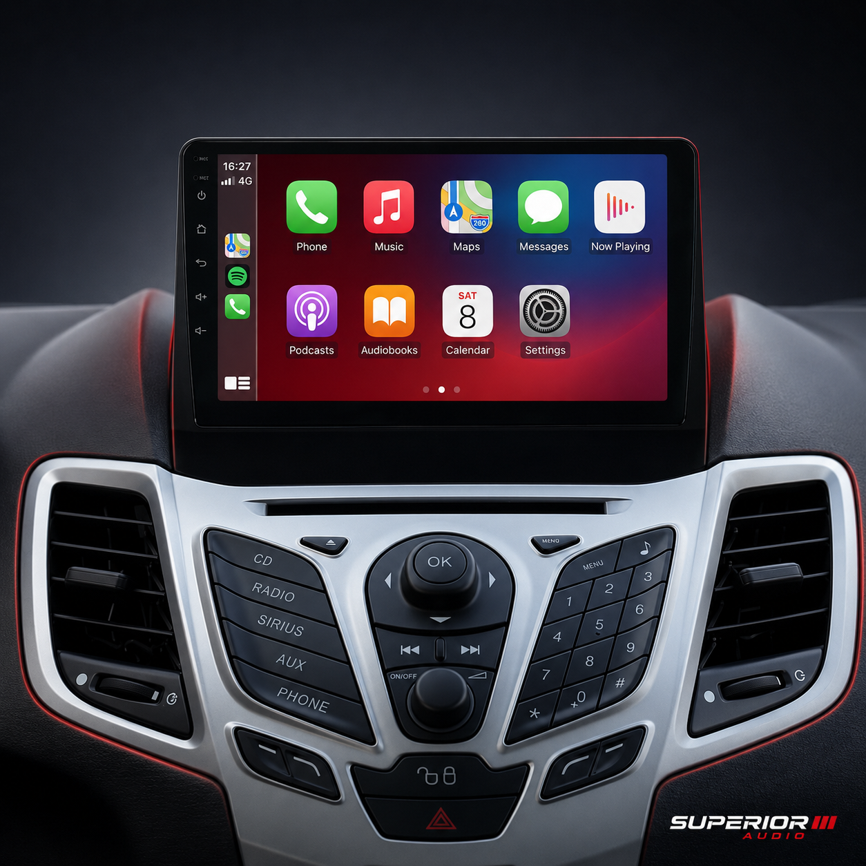 2011–2019 Ford Fiesta Wireless CarPlay & Android Auto Upgrade — Plug and Play