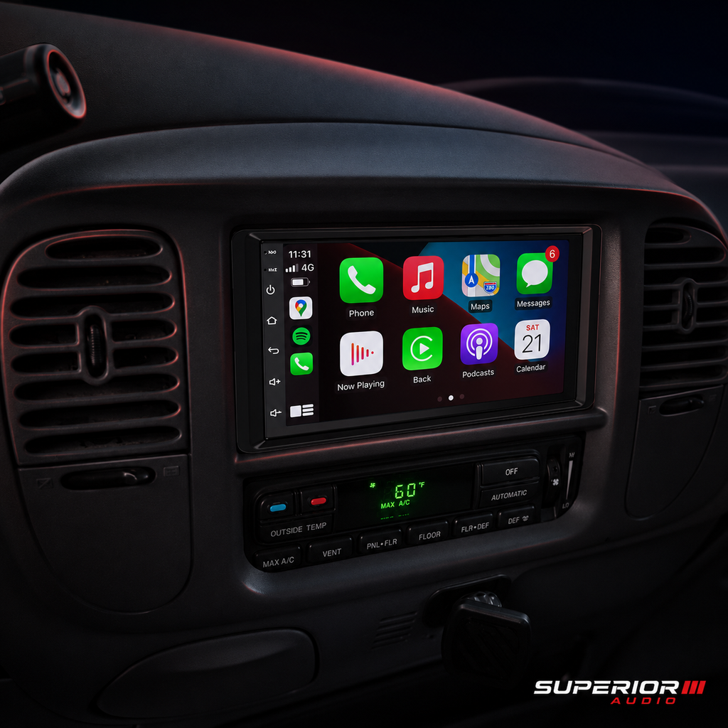 1997–2003 Ford F-150 Wireless CarPlay & Android Auto Upgrade — Plug and Play