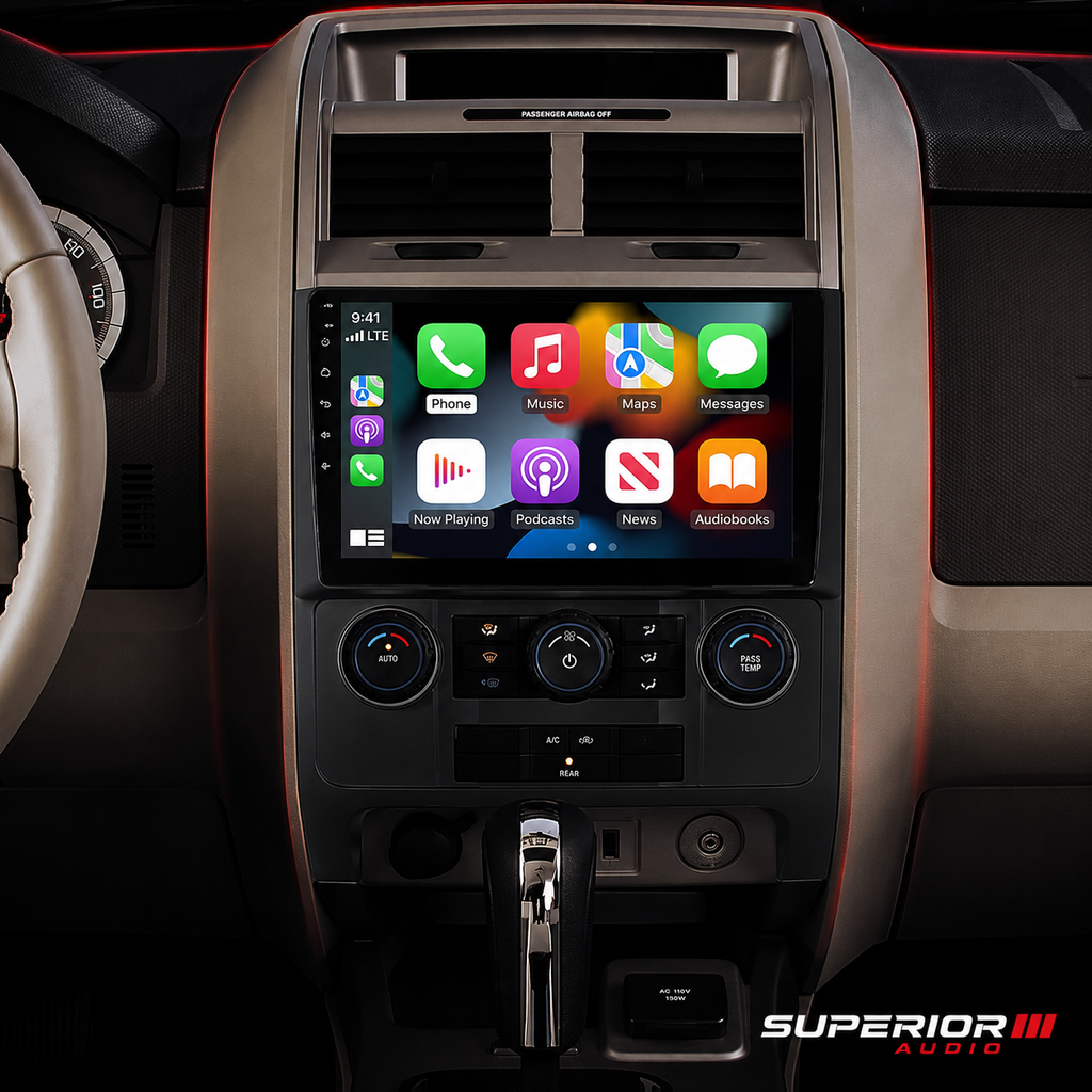 2008–2012 Ford Escape Wireless CarPlay & Android Auto Upgrade — Plug and Play