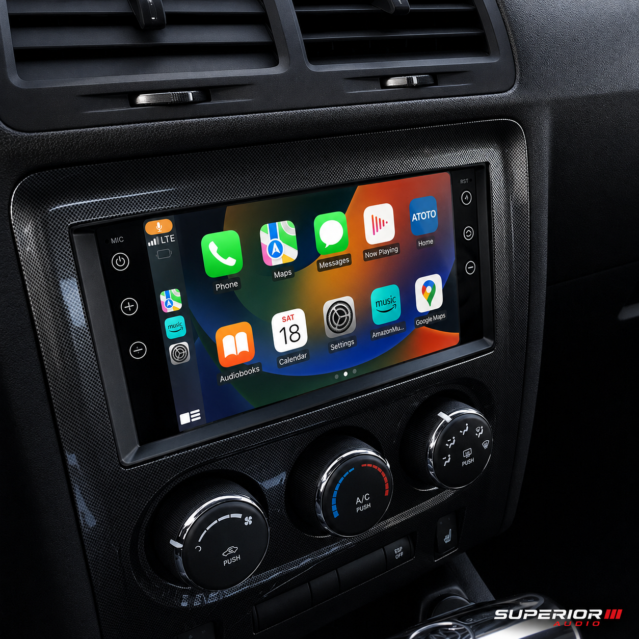 2008–2014 Dodge Challenger Wireless CarPlay & Android Auto Upgrade — Plug and Play
