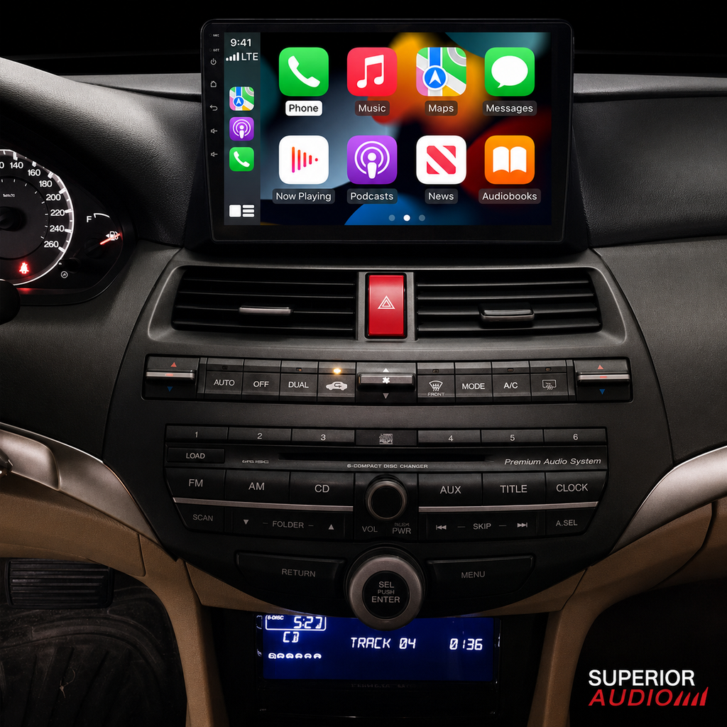 2008–2012 Honda Accord Wireless CarPlay & Android Auto Upgrade — Plug and Play