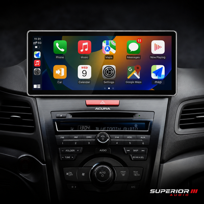 2013–2015 Acura ILX 12.3" Tesla-Style CarPlay Screen — Android 14 Infotainment Upgrade