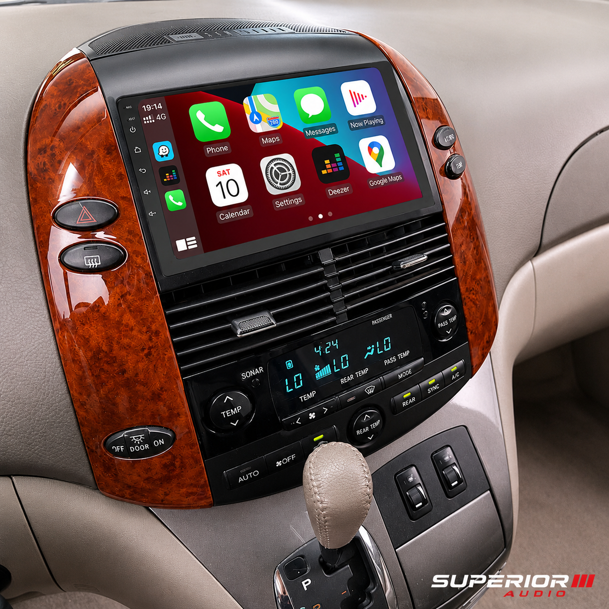 2004–2010 Toyota Sienna Wireless CarPlay & Android Auto Upgrade — Plug and Play