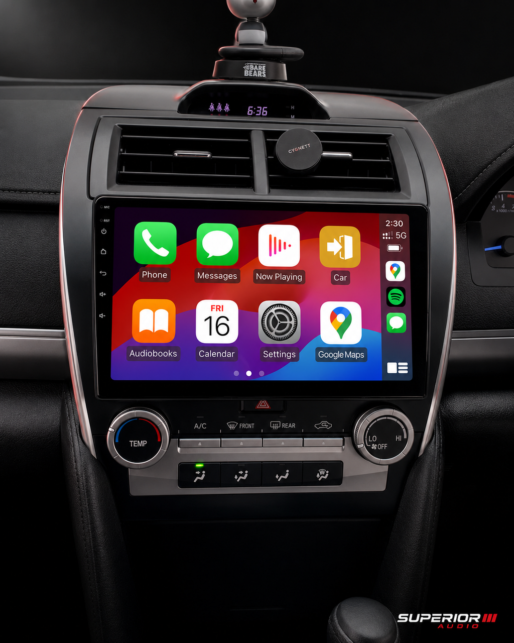 2012–2017 Toyota Camry Wireless CarPlay & Android Auto Upgrade — Plug and Play