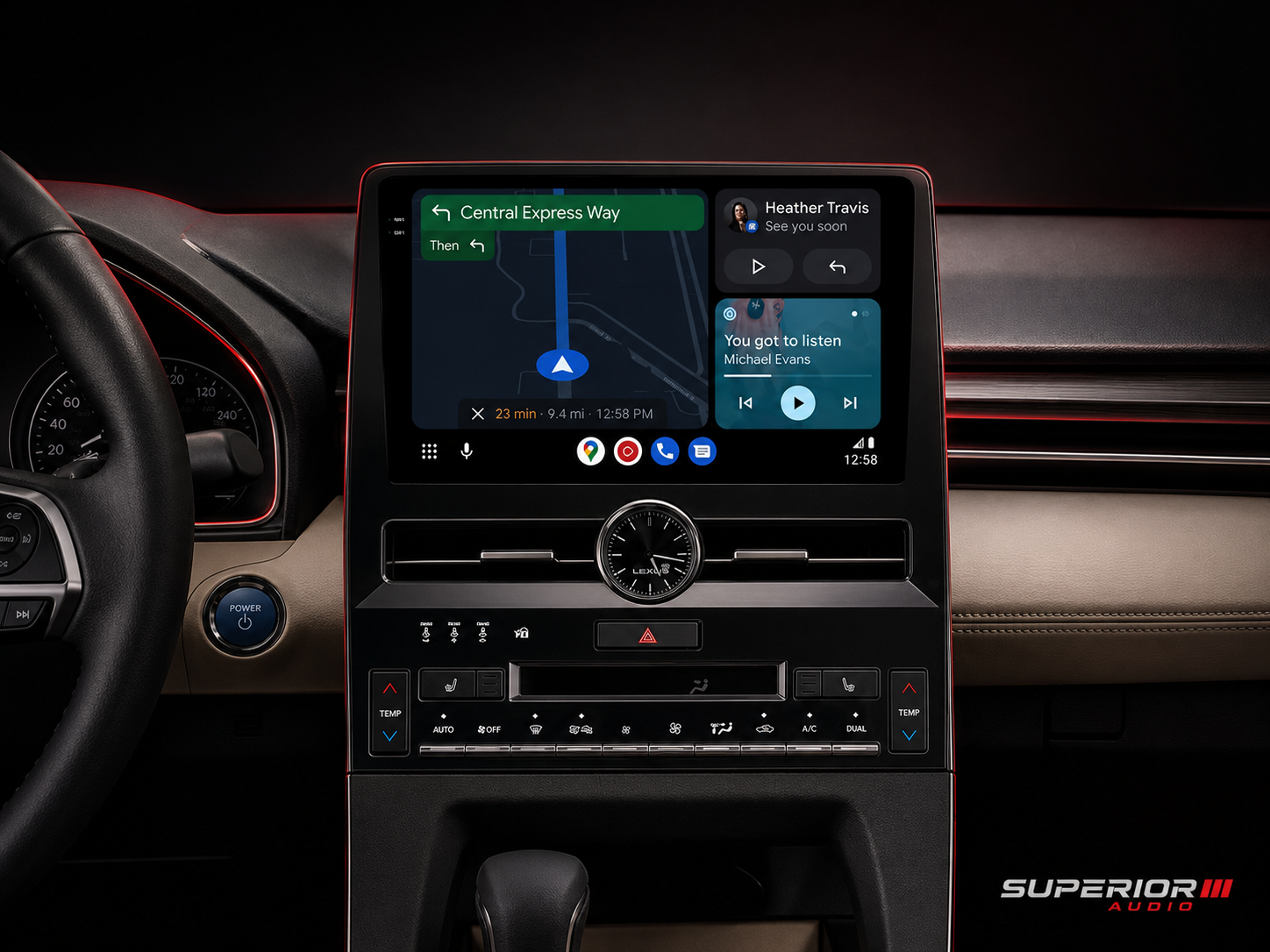 2019–2022 Toyota Avalon Wireless CarPlay & Android Auto Upgrade — Plug and Play