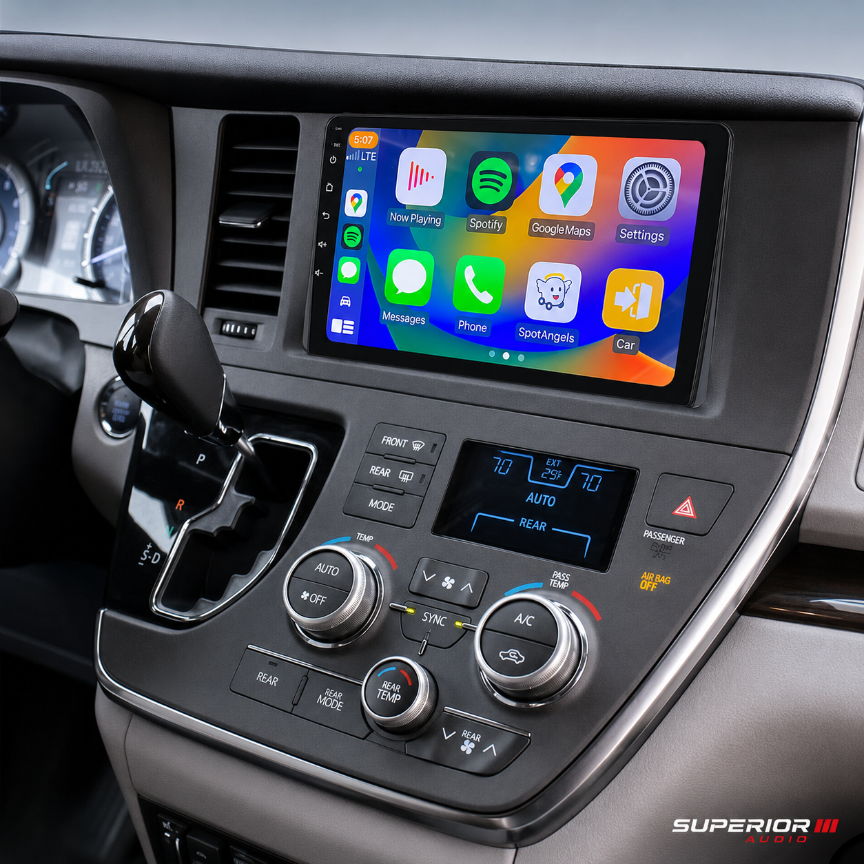 2015–2020 Toyota Sienna Wireless CarPlay & Android Auto Upgrade — Plug and Play