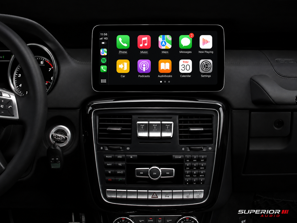 2008–2018 Mercedes-Benz G-Class Wireless CarPlay & Android Auto Upgrade — Plug and Play