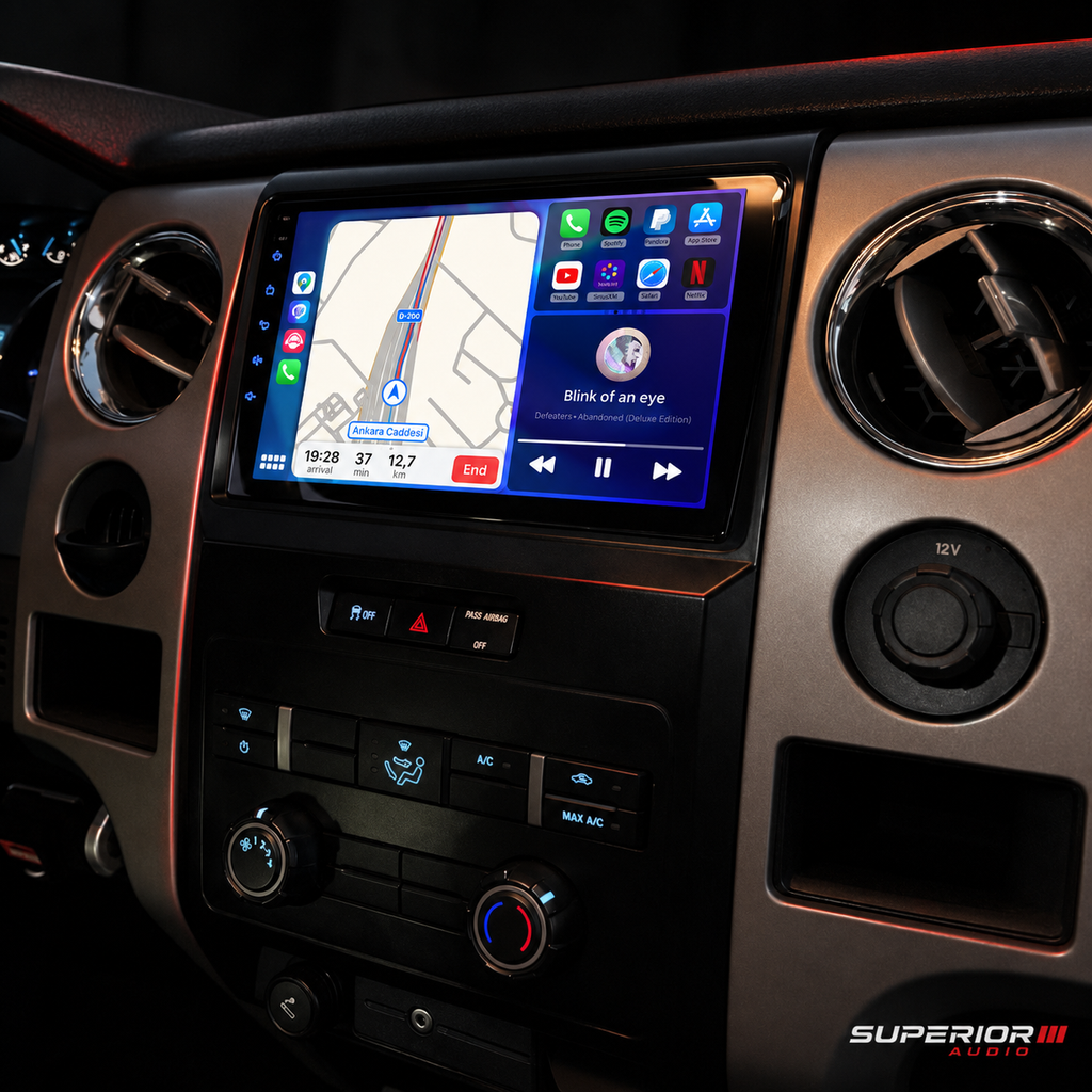 2009–2012 Ford F-150 Wireless CarPlay & Android Auto Upgrade — Plug and Play