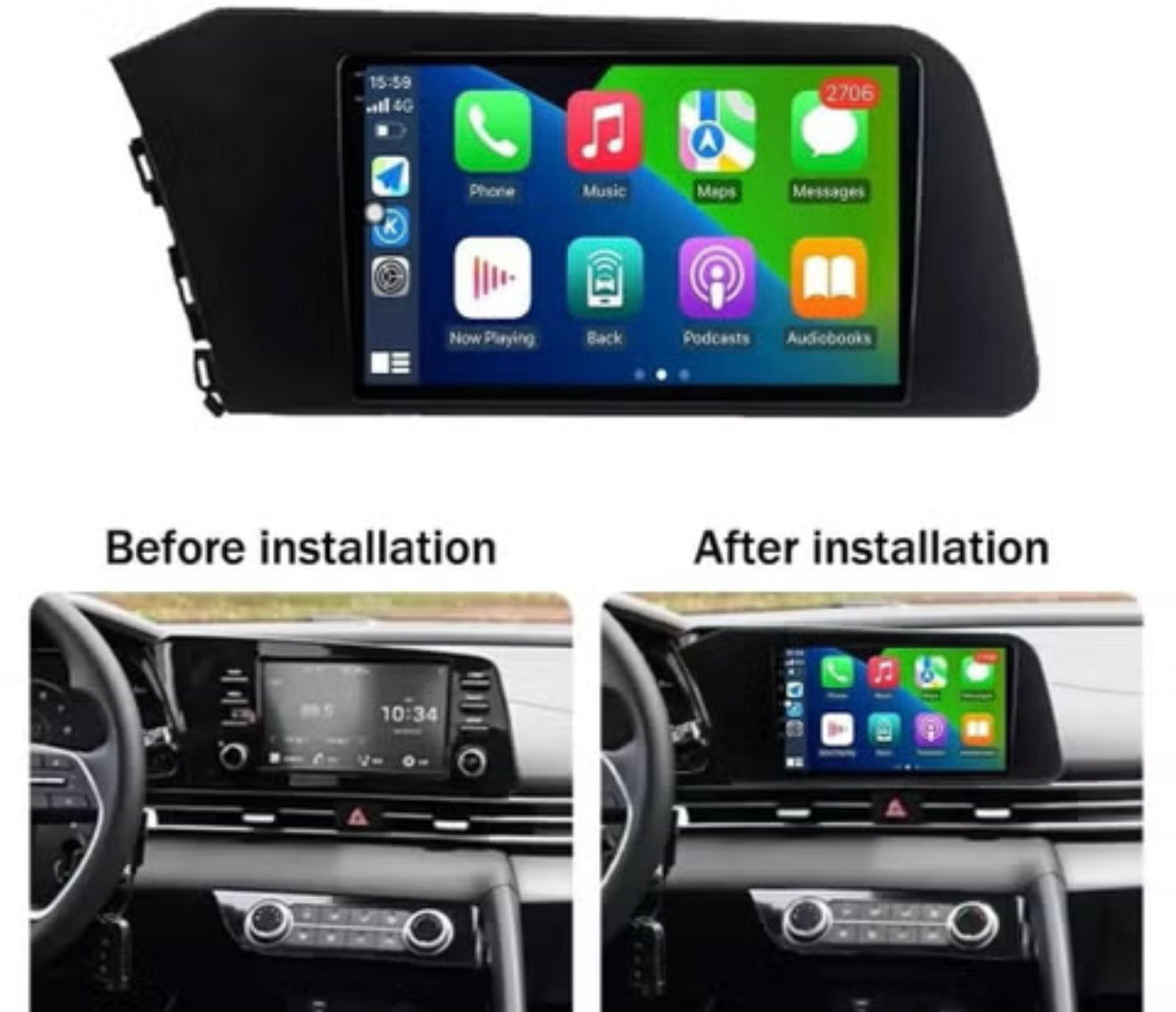 2021 -2023 Hyundai Elantra CarPlay Unit