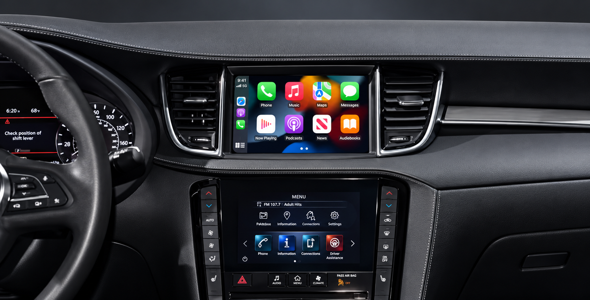 2019 Infiniti QX50 & 2017–2019 QX60 — Wireless CarPlay & Android Auto Module