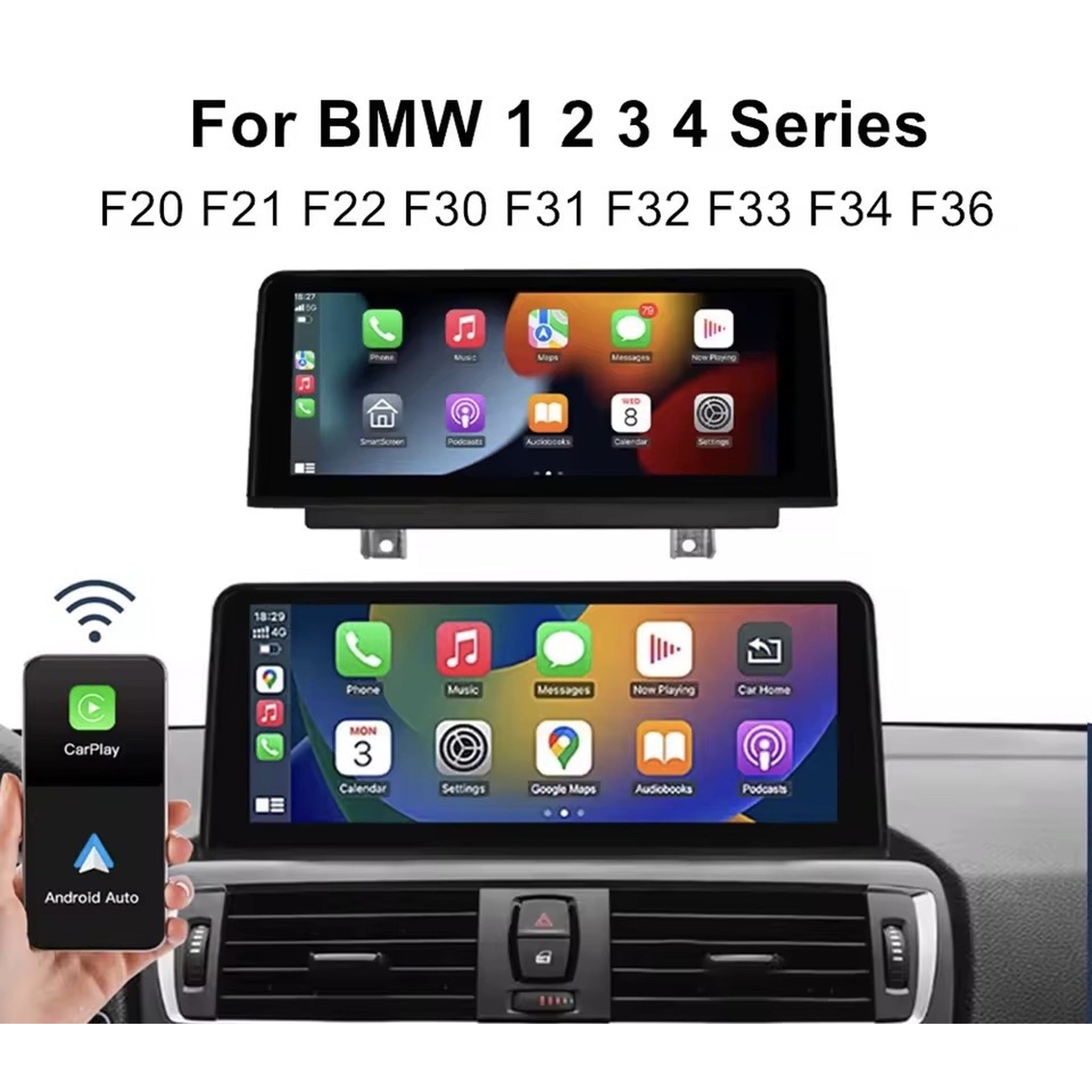 BMW 3\4 Series F30 F31 F32 F33 F34 Carplay Screen