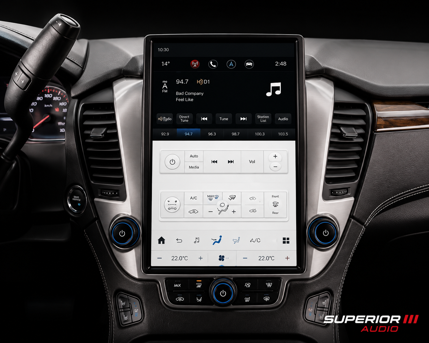2015–2020 Chevrolet Suburban Wireless CarPlay & Android Auto Screen Upgrade