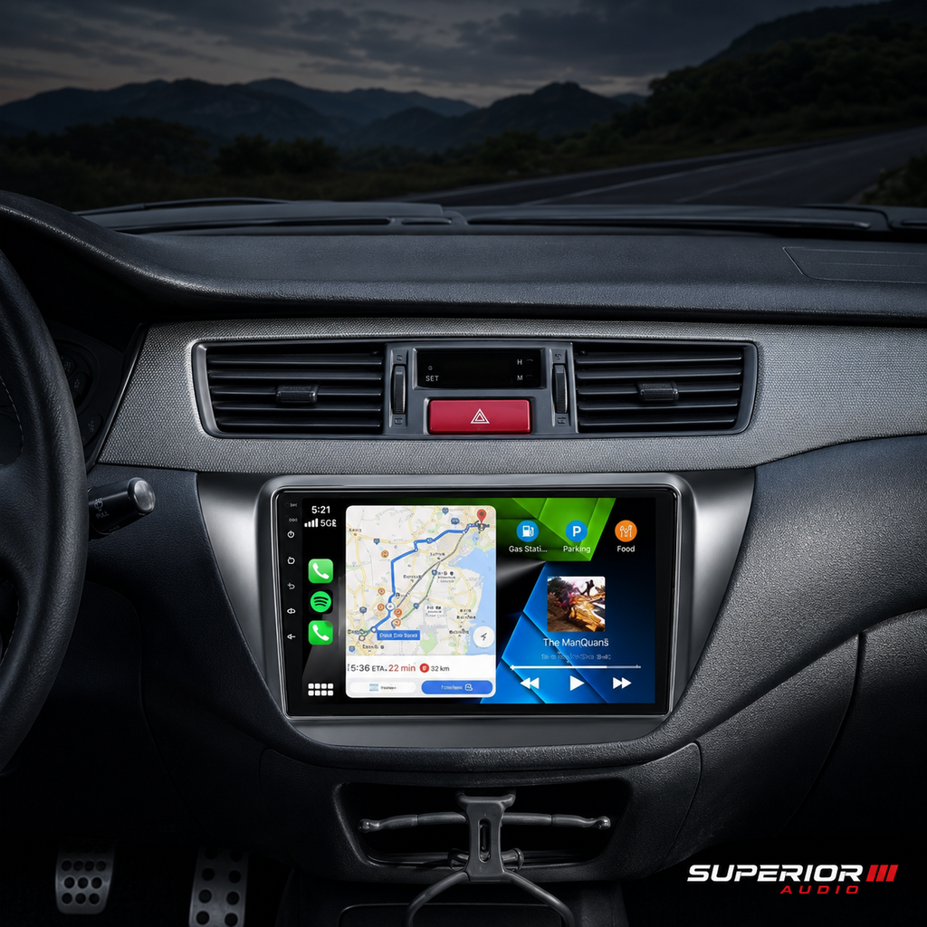 2002–2007 Mitsubishi Lancer Wireless CarPlay & Android Auto Upgrade — Plug and Play