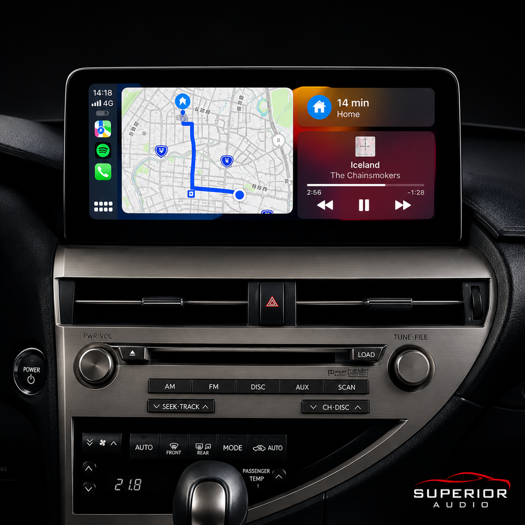 2009–2015 Lexus RX 350 Wireless CarPlay & Android Auto Upgrade — Plug and Play