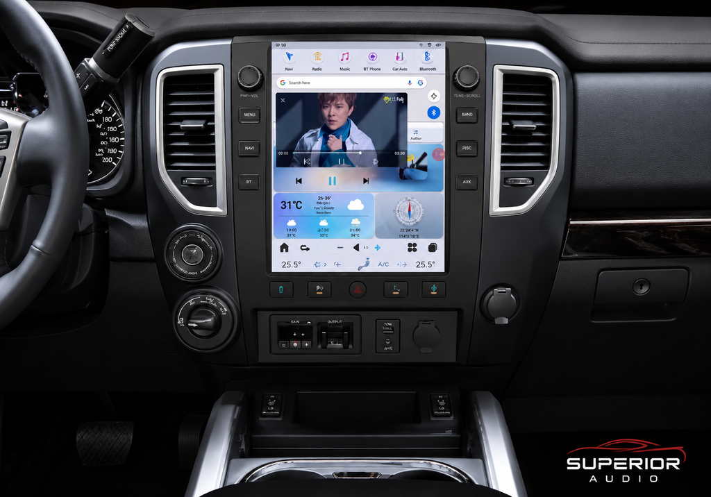 2017–2024 Nissan Titan Wireless CarPlay & Android Auto Screen Upgrade