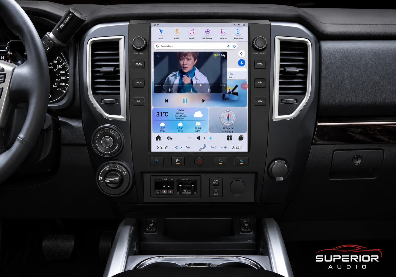 2017–2024 Nissan Titan Wireless CarPlay & Android Auto Screen Upgrade