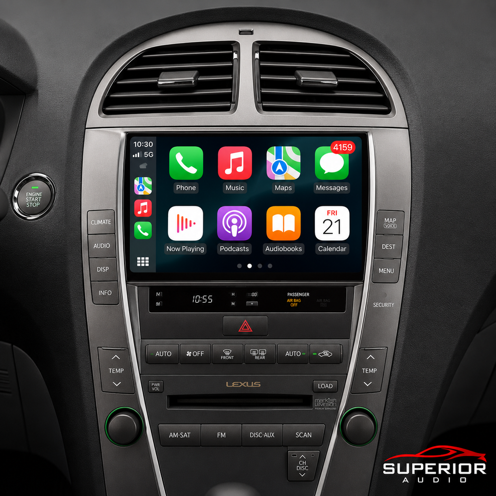2007–2012 Lexus ES Wireless CarPlay & Android Auto Upgrade — Plug and Play