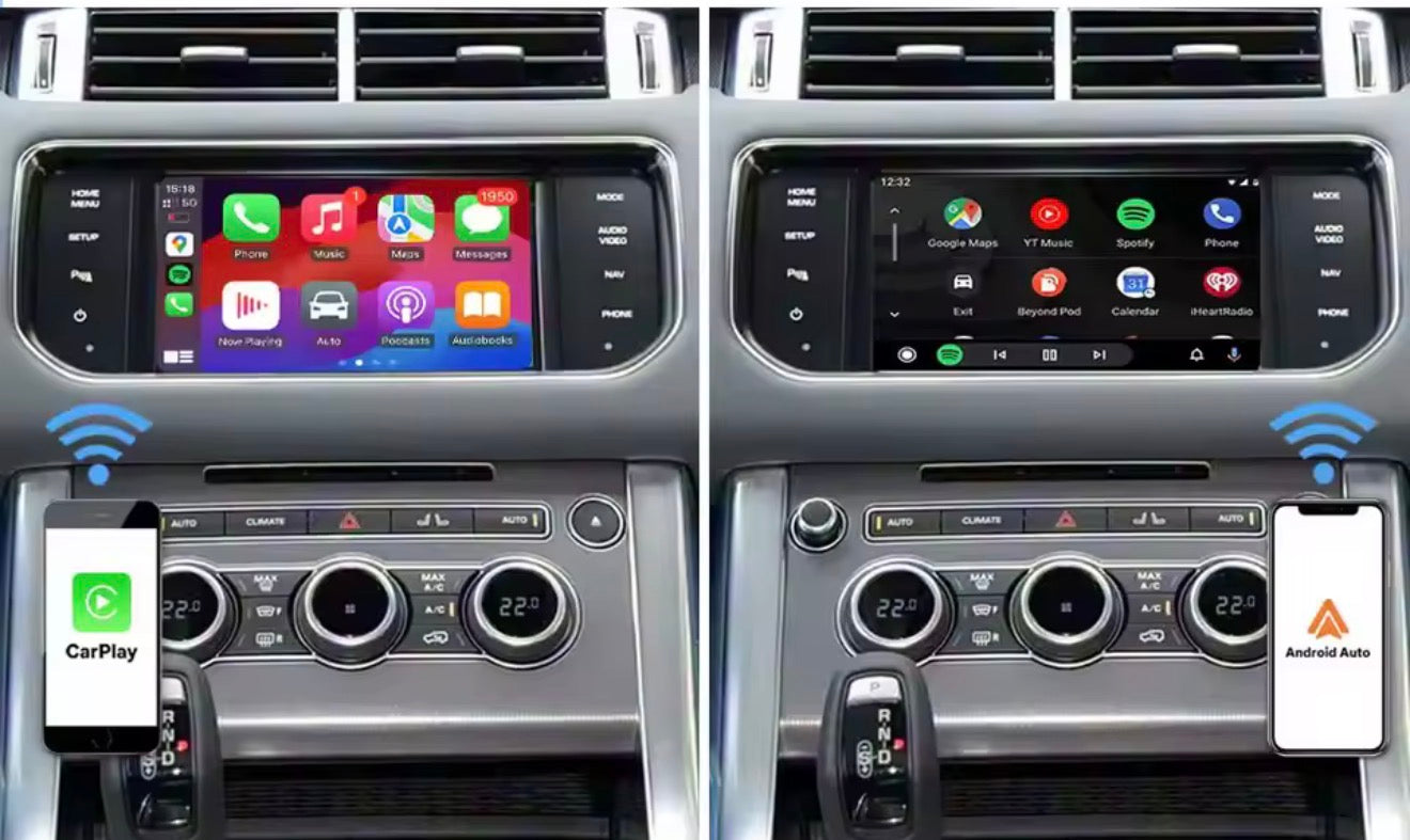 Wireless Apple CarPlay & Android Auto Interface for 2012-2016 Range Rover Sport with Bosch System