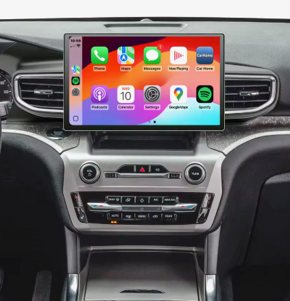 2021–2025 Ford Explorer 12.5" Tesla-Style CarPlay Screen — Wireless CarPlay & Android Auto