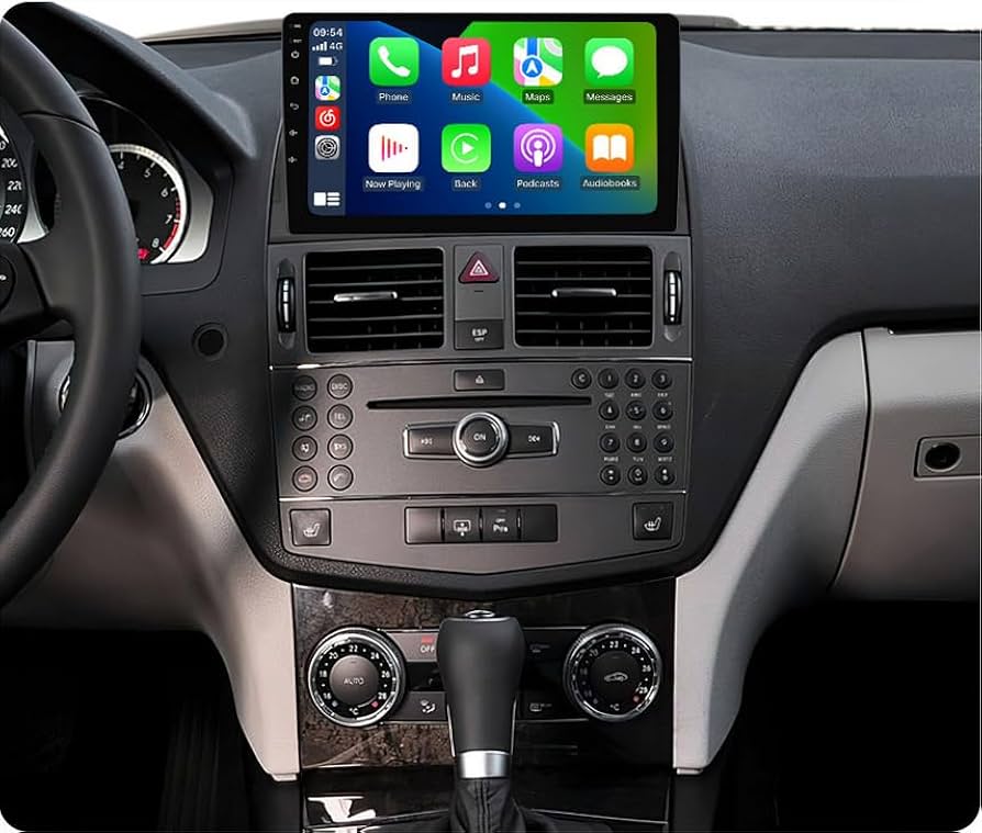 2008–2011 Mercedes-Benz C-Class Wireless CarPlay & Android Auto Upgrade — Plug and Play