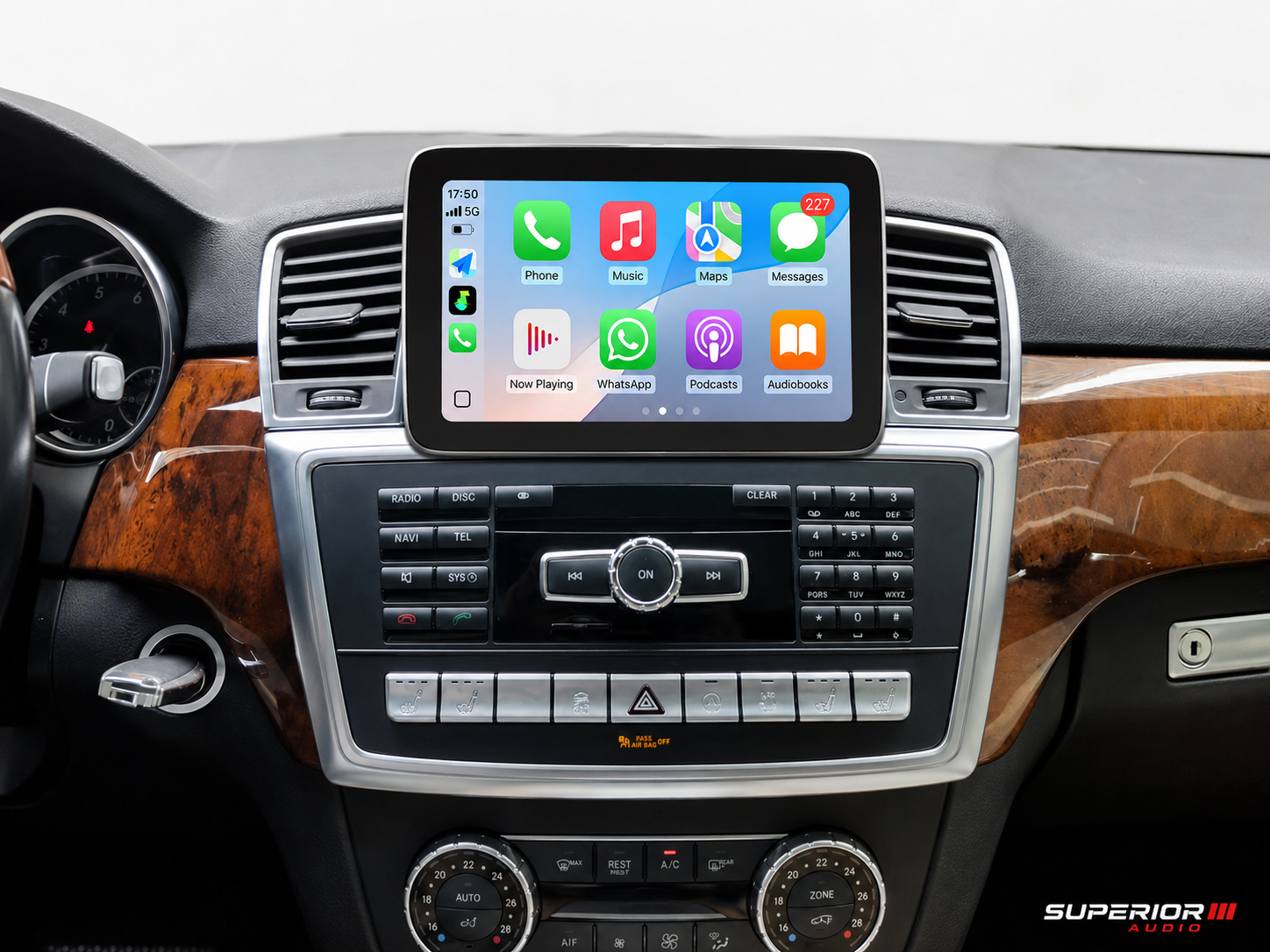 Mercedes-Benz ML-Class / GL-Class / GLE-Class — Wireless CarPlay & Android Auto Upgrade (8.4" Screen)
