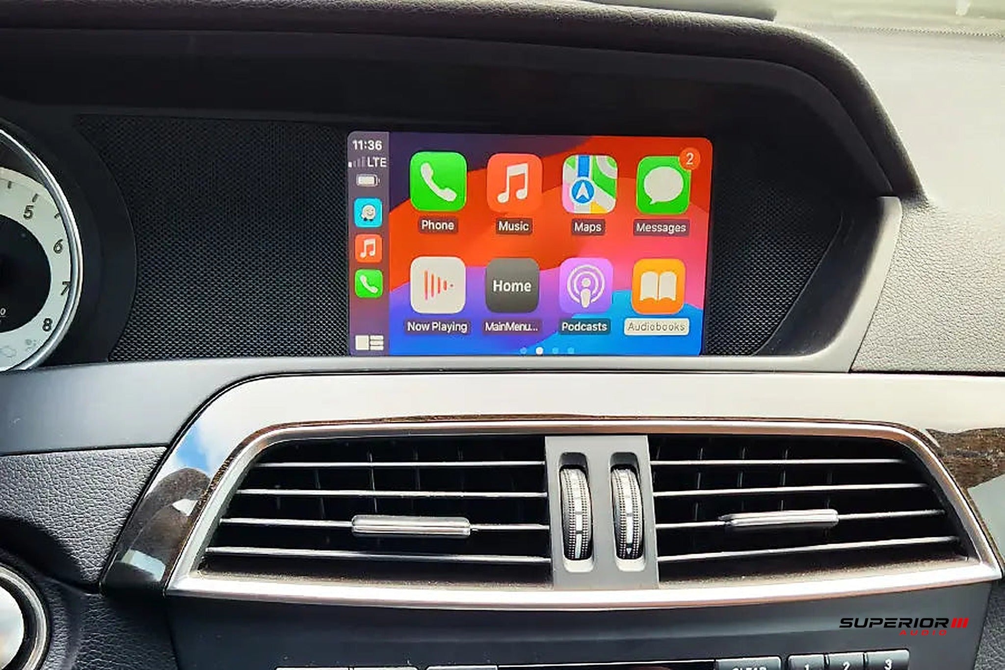 2013-2014 Mercedes-Benz C-Class W204 wireless CarPlay unit