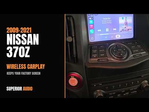 2009–2021 Nissan 370Z Apple CarPlay Module | Wireless CarPlay & Android Auto — Keeps Factory Bose