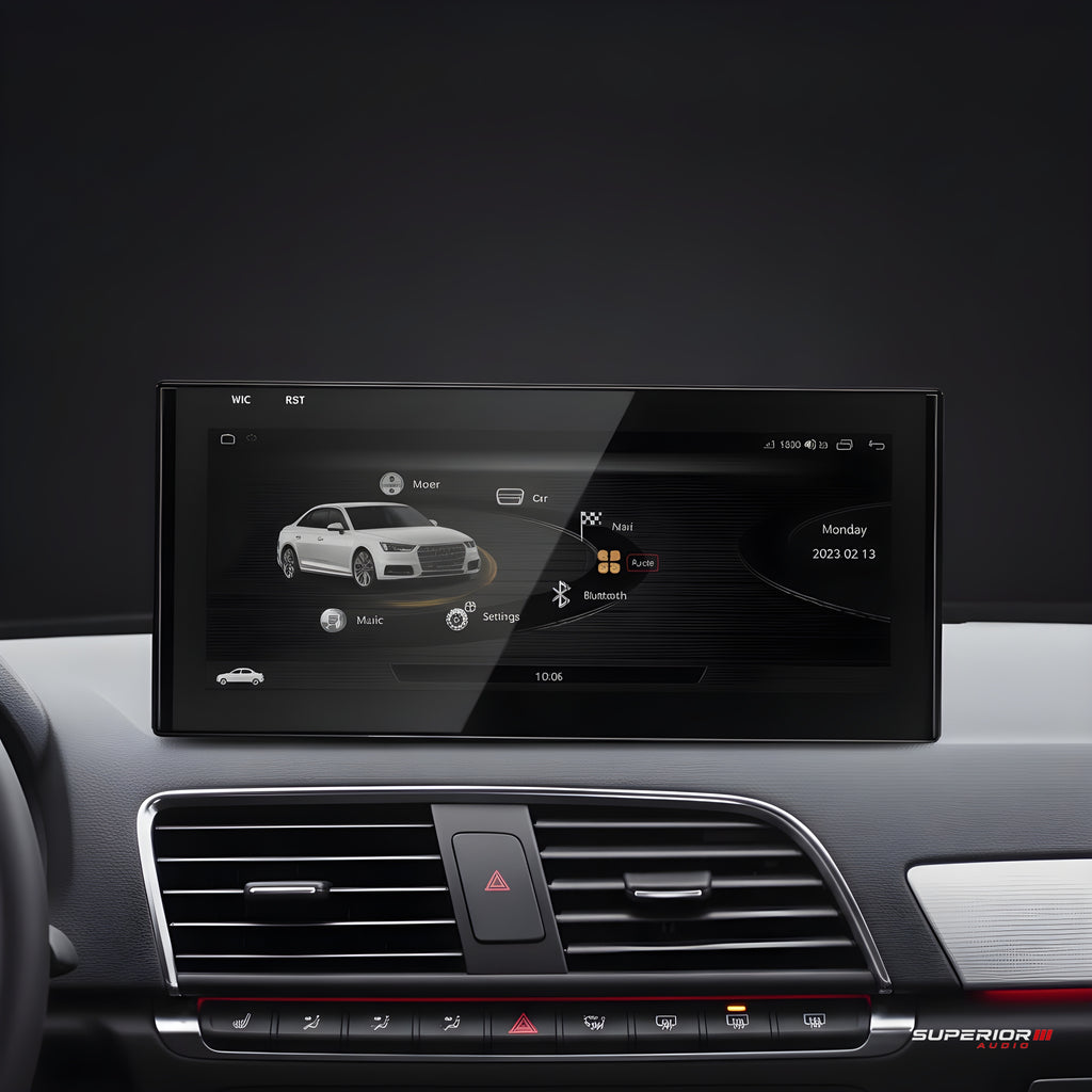 Superior Audio CarPlay unit in Audi Q3 2013-2018