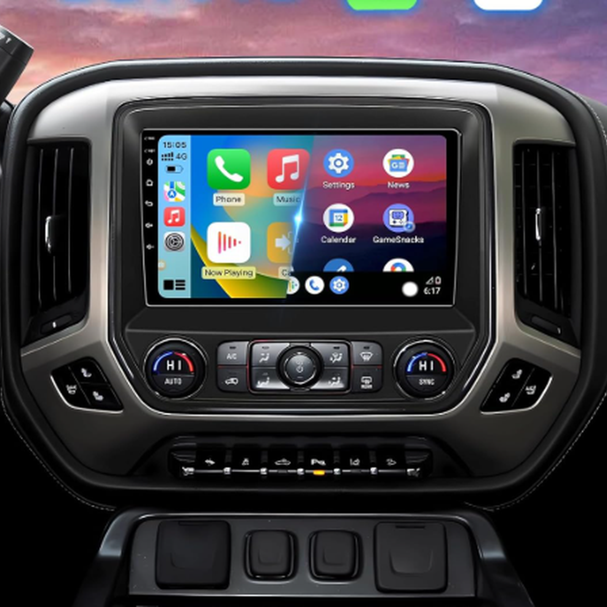 2014-2018 Chevy Silverado and GMC Sierra, 10.1" Touchscreen, CarPlay Radio