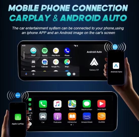 Mercedes Benz E Class W212 2009-2016 Wireless CarPlay Android Auto Radio