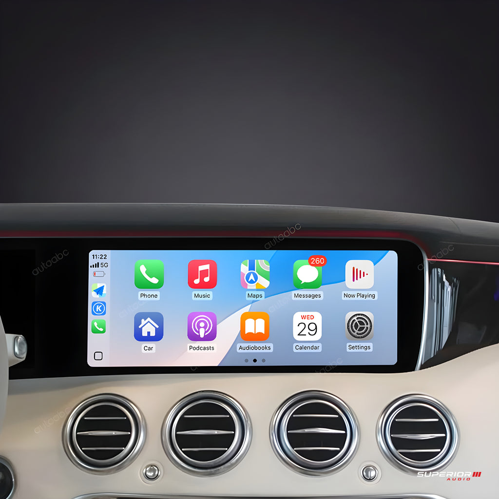 2014–2020 Mercedes-Benz S-Class (W222, NTG5.0) — OEM-Style C - Superior Audio premium install