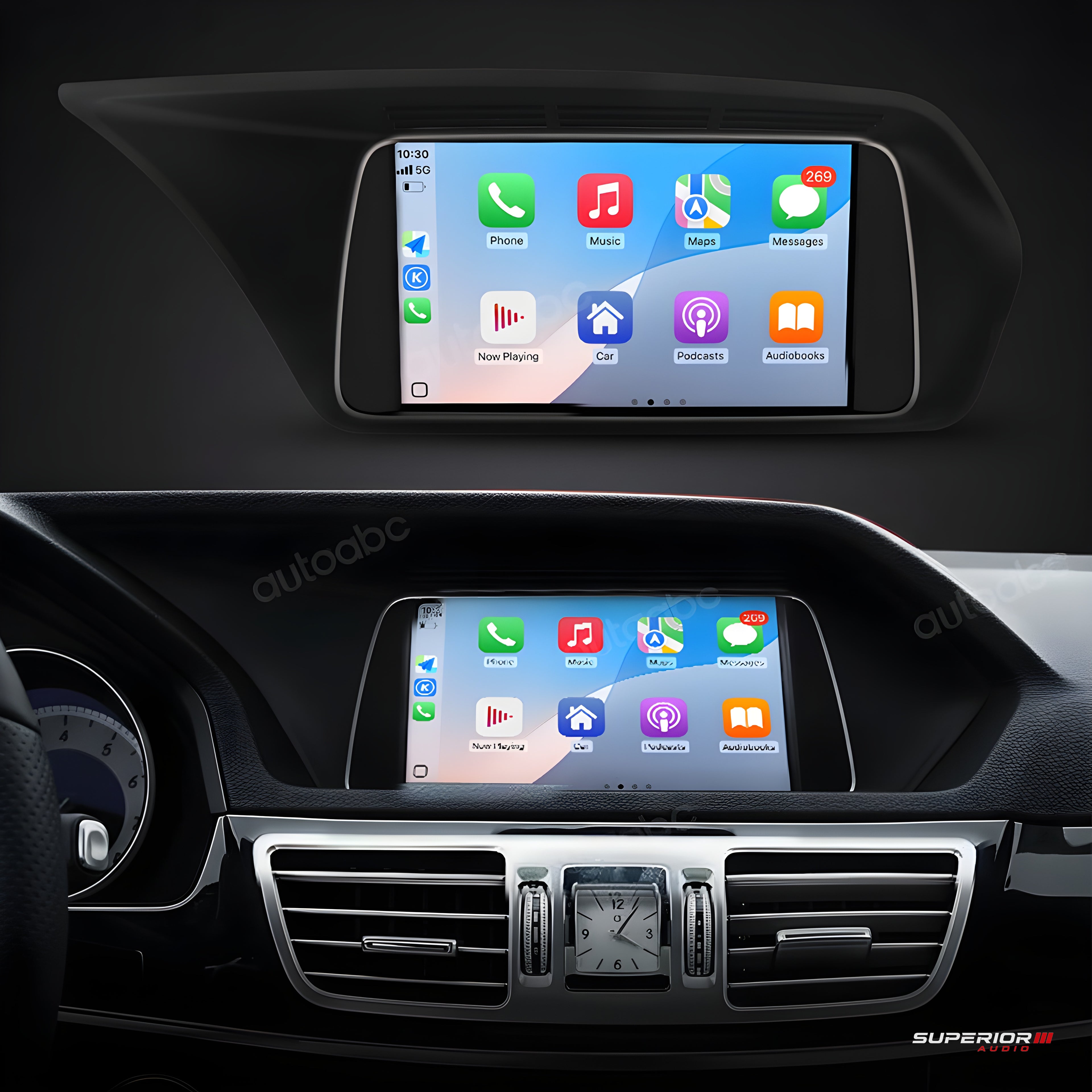 2009–2016 Mercedes-Benz E-Class (W212) — 7 Wireless CarPlay - Superior Audio premium install