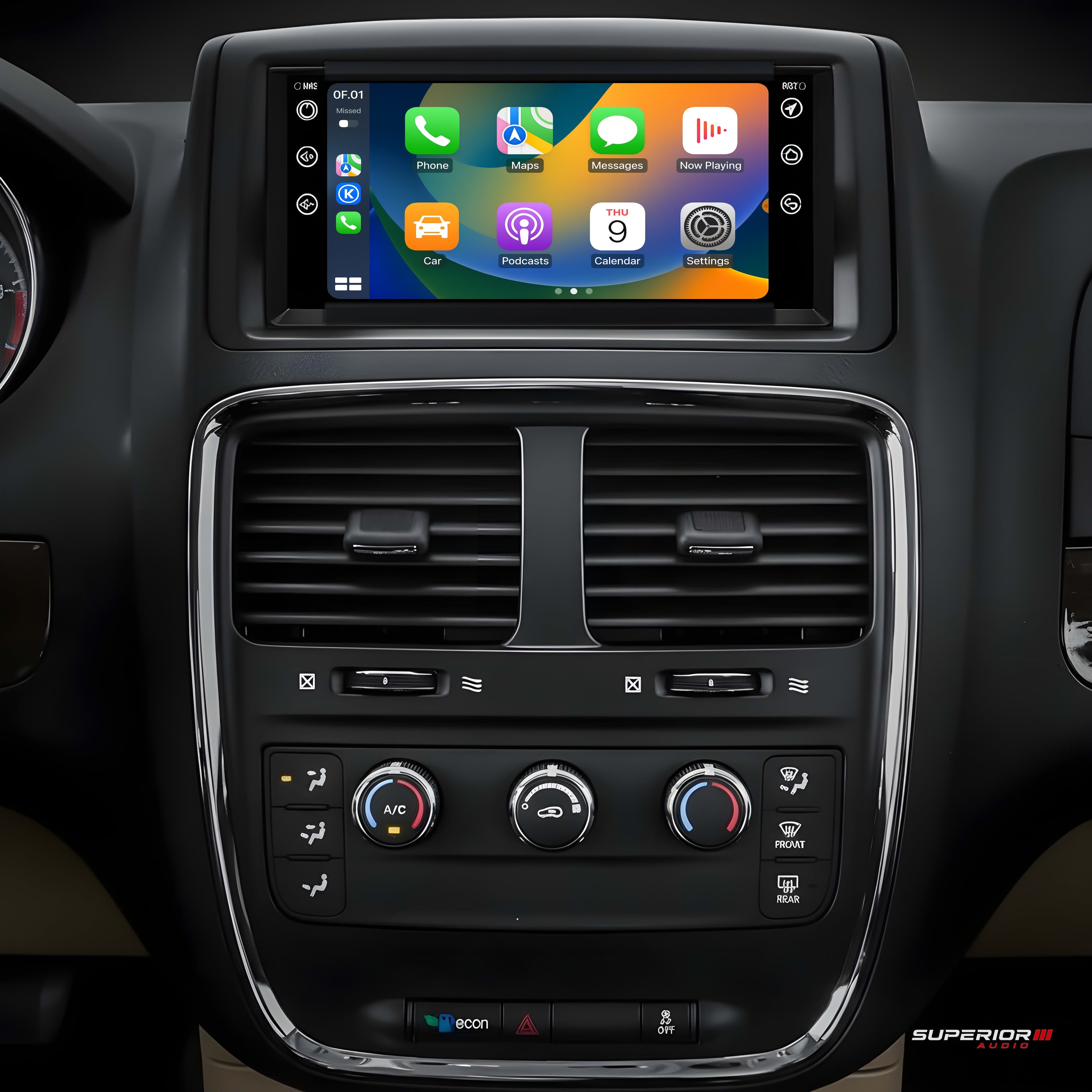 2008–2020 Dodge Grand Caravan 7 Wireless CarPlay & Android  - Superior Audio premium install