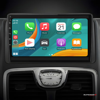 2011–2020 Dodge Grand Caravan Wireless CarPlay & Android Auto Upgrade — Plug and Play