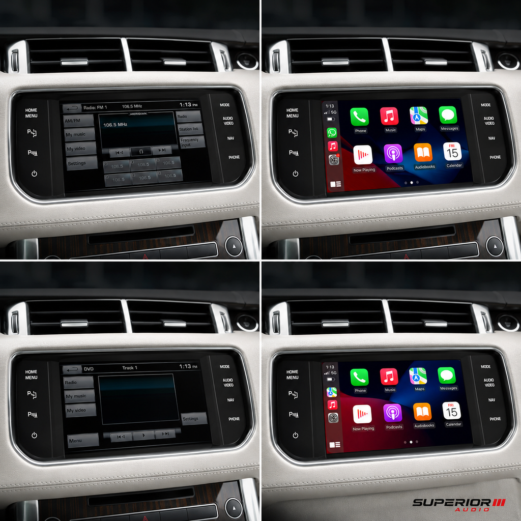 Wireless Apple CarPlay & Android Auto Interface for 2012-2016 Range Rover Sport with Bosch System